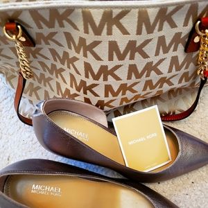 Michael Kors Bag and Shoes Combo